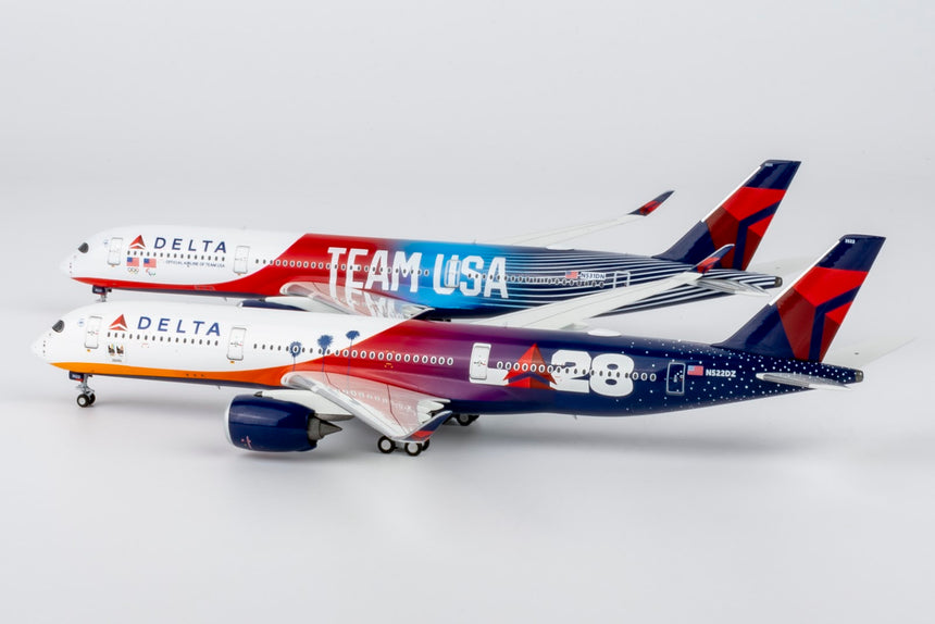 NG Models Delta Air Lines Airbus A350-900 N531DN TEAM USA #3; (Ultimate) 1/400 Aircraft Scale Model