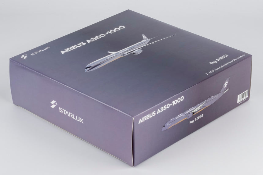 NG Models Starlux Airlines Airbus A350-1000 B-58553 (Airsorayama Silver) 1/400 Aircraft Scale Model