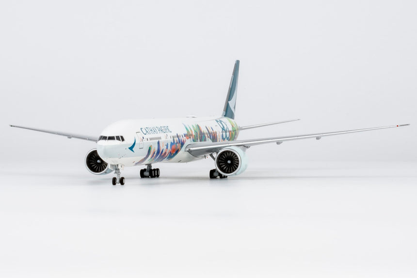 NG Models Cathay Pacific Airways Boeing 777-300ER B-KQU (The Spirit of HongKong - West Kowloon Cultural District) Ultimate 1/400 Aircraft Scale Model
