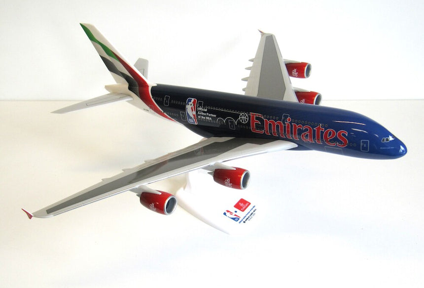 PPC Models Emirates Airbus A380 NBA Livery 1/200 Aircraft Scale Model