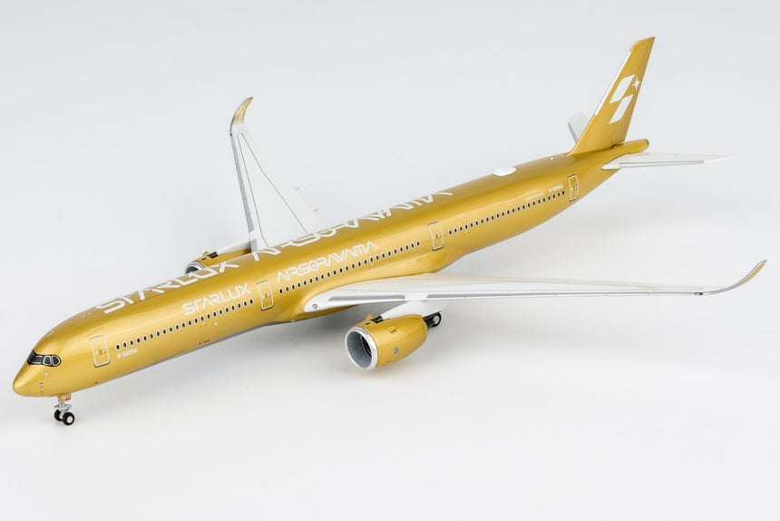 NG Models Starlux Airlines Airbus A350-1000 B-58554 (Airsorayama Golden) Ultimate 1/400 Aircraft Scale Model