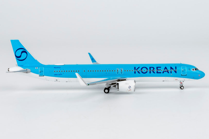 NG Models Korean Air Airbus A321neo HL8712 1/400 Aircraft Scale Model