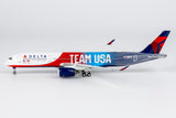 NG Models Delta Air Lines Airbus A350-900 N531DN TEAM USA #3 1/400 Aircraft Scale Model