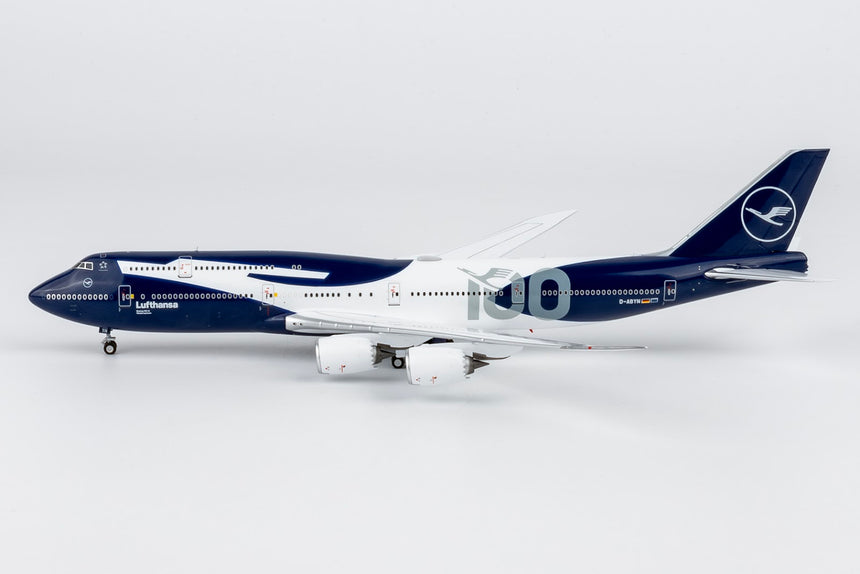 NG Models Lufthansa Boeing B747-8i D-ABYN 100 Years Anniversary 1/400 Aircraft Scale Model
