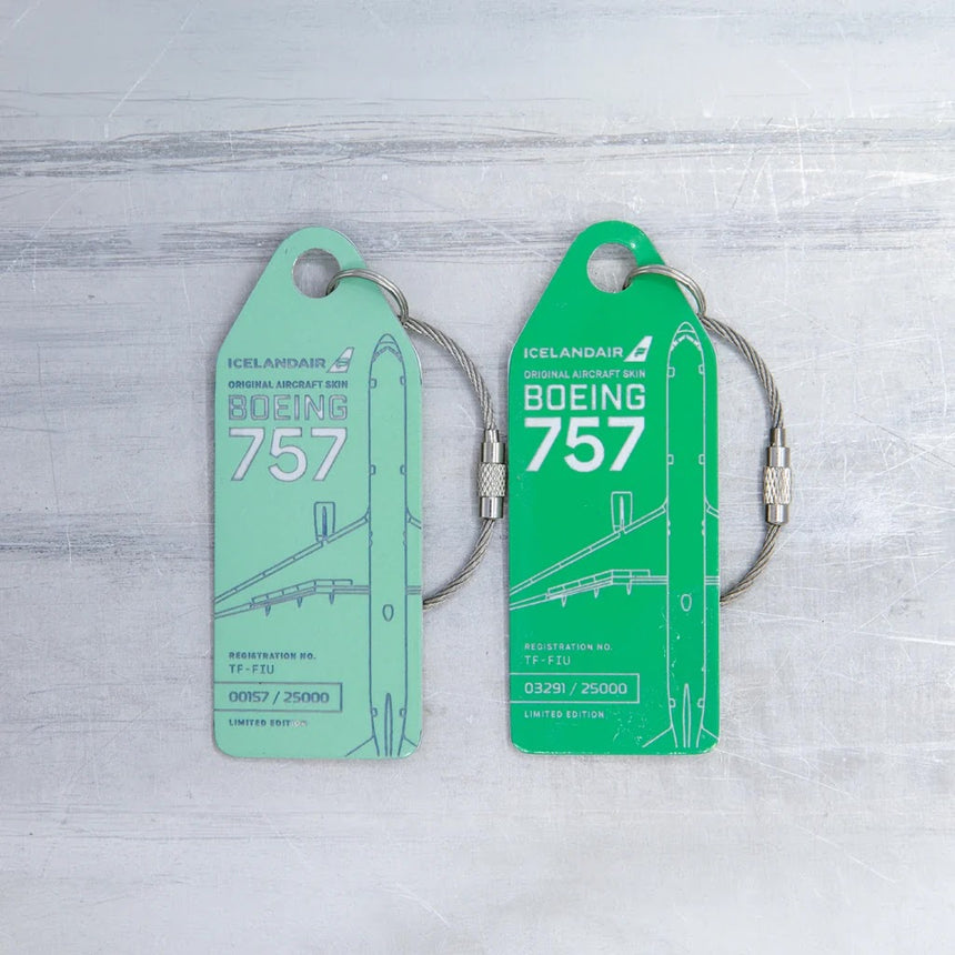 AviationTag Icelandair Boeing 757 - TF-FIU Light Green
