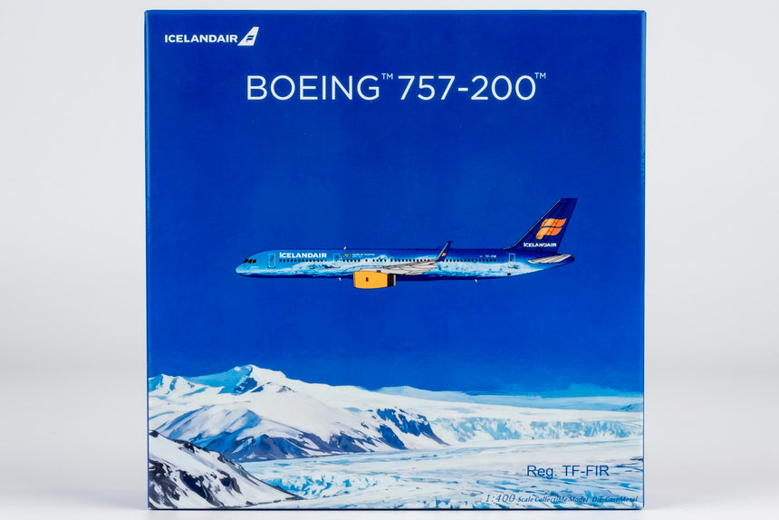 NG Models Icelandair Boeing 757-200/w TF-FIR Vatnajokull Aircraft Scale Model