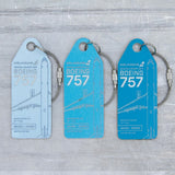 AviationTag Icelandair Boeing 757 - TF-FIU Light Blue
