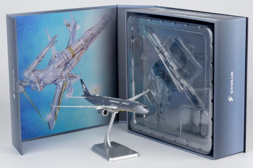 NG Models Starlux Airlines Airbus A350-1000 B-58553 (Airsorayama Silver) Ultimate 1/400 Aircraft Scale Model