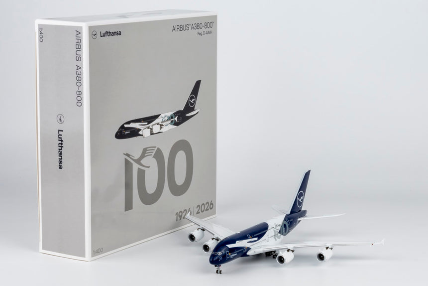 NG Models Lufthansa Airbus A380-800 D-AIMH (100th Anniversary livery) 1/400 Aircraft Scale Model