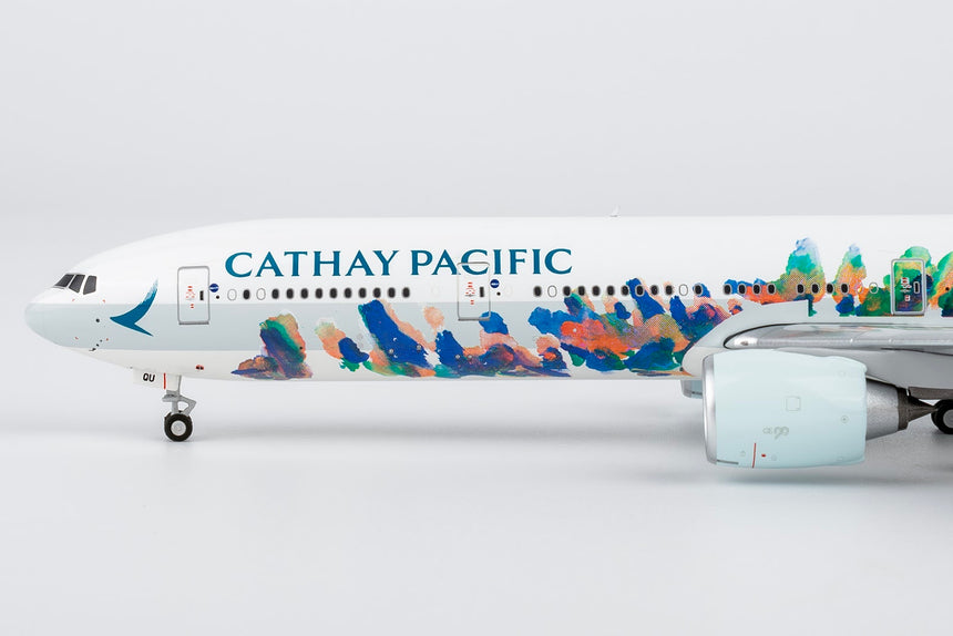 NG Models Cathay Pacific Airways Boeing 777-300ER B-KQU (The Spirit of HongKong - West Kowloon Cultural District) Ultimate 1/400 Aircraft Scale Model