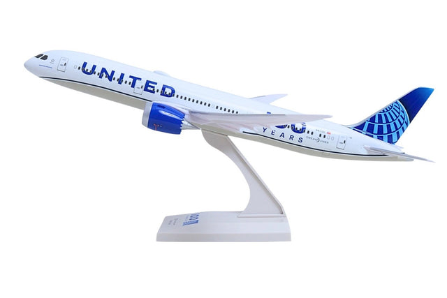 SkyMarks United Airlines Boeing 787-9 100 Years Livery 1/200 Aircraft Scale Model