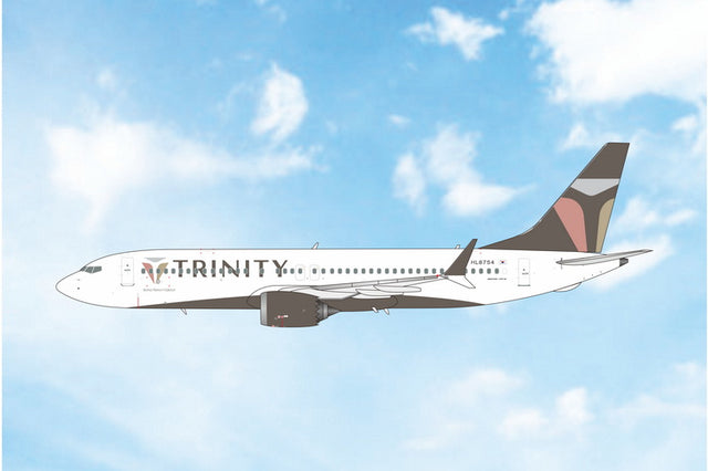 Phoenix Trinity Airways Boeing B737 MAX 8 HL8754 1/400 Aircraft Scale Model