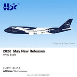 HX Models Lufthansa Boeing 747-8 D-ABYN 100th Anniversary 1/400