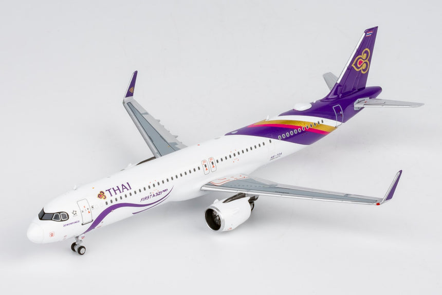 NG Models Thai Airways International Airbus A321neo HS-TOA First A321neo sticker; named "Bowonrangsi" 1/400 Aircraft Scale Model
