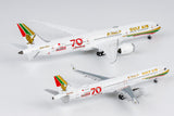 NG Models Gulf Air Airbus A321neo A9C-NB (70th Anniversary livery) 1/400 Aircraft Scale Model