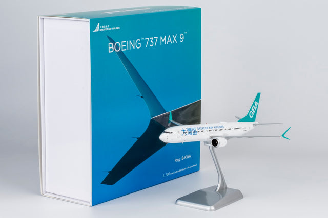 NG Models Greater Bay Airlines Boeing 737 MAX 9 B-KWA (the first 737 MAX 9 for Greater China) 1/200 Aircraft Scale Model