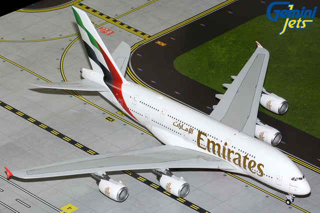 GeminiJets Emirates Airbus A380 A6-EVH 1/200 Aircraft Scale Model