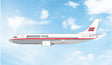 Phoenix Braathens SAFE Boeing B737-400 LN-BRA Polish 1/400 Aircraft Scale Model