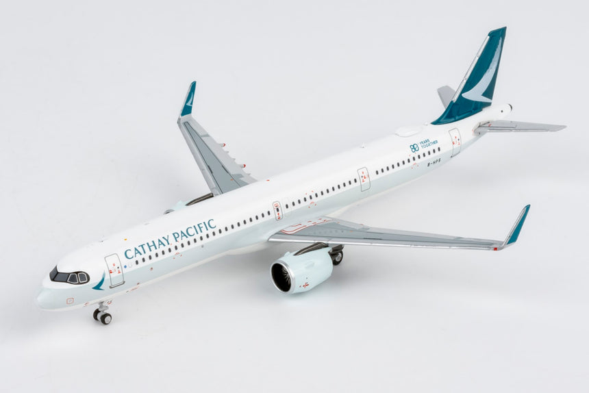 NG Models Cathay Pacific Airways Airbus A321neo B-HPS ("80 Years Together" sticker) (ULTIMATE) 1/400 Aircraft Scale Model