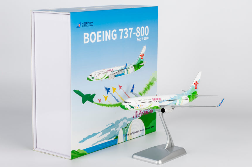 NG Models China Southern Airlines Zhuhai City of Youth Boeing 737-800/w B-1700 1/200 Aircraft Scale Model