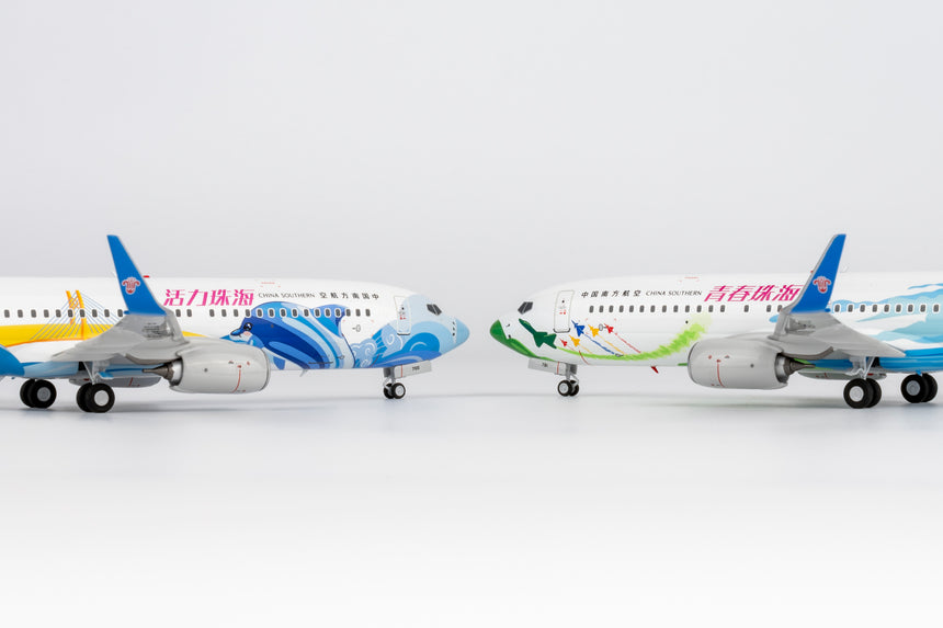 NG Models China Southern Airlines Energetic Zhuhai Boeing 737-800/w B-1781 1/200 Aircraft Scale Model