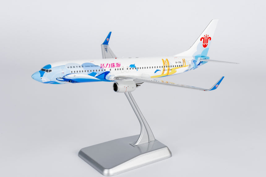 NG Models China Southern Airlines Energetic Zhuhai Boeing 737-800/w B-1781 1/200 Aircraft Scale Model