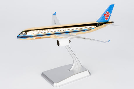 NG Models China Southern Airlines (golden fuselage; without gears and antennas) COMAC C919 B-919J 1/240 Aircraft Scale Model