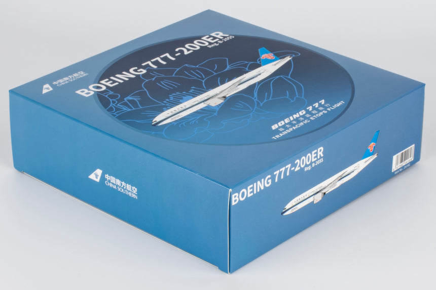 NG Models China Southern Airlines ETOPS - 越太平洋延程飞行 Boeing 777-200ER B-2055 1/400 Aircraft Scale Model