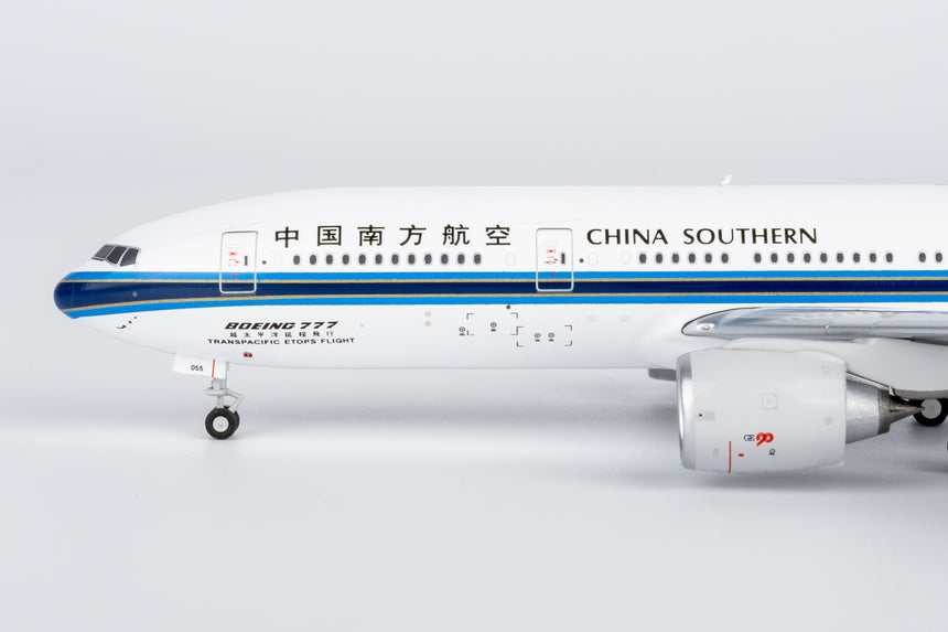 NG Models China Southern Airlines ETOPS - 越太平洋延程飞行 Boeing 777-200ER B-2055 1/400 Aircraft Scale Model