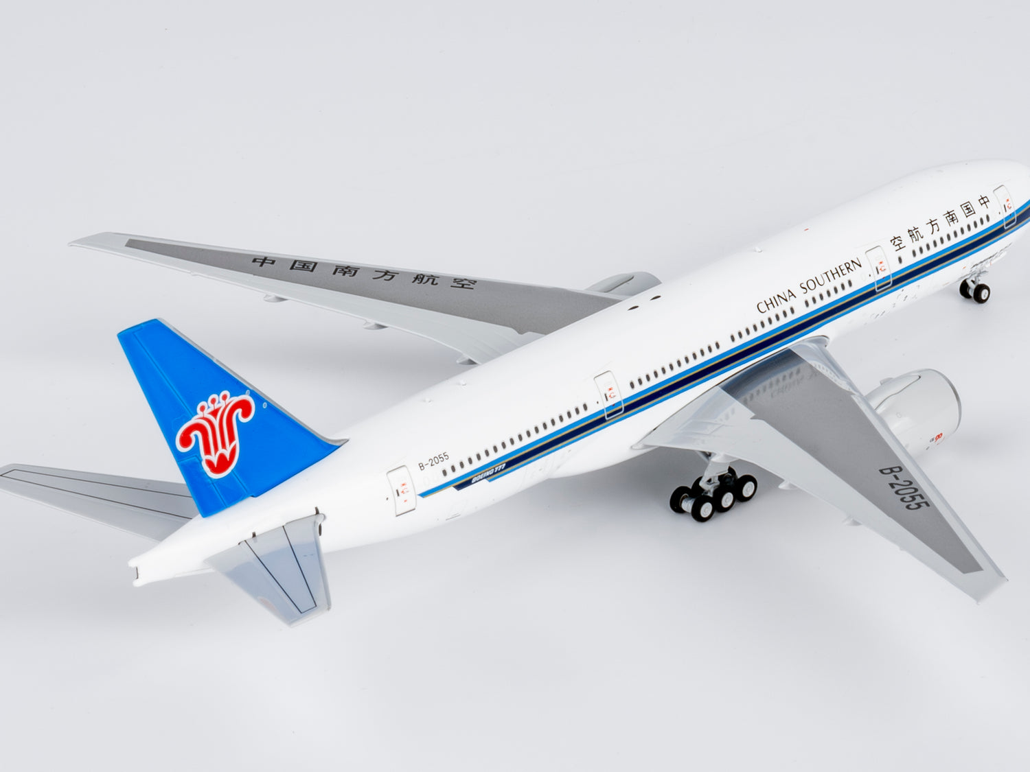 NG Models China Southern Airlines ETOPS - 越太平洋延程飞行 Boeing 777-200ER B-2055 1/400 Aircraft Scale Model