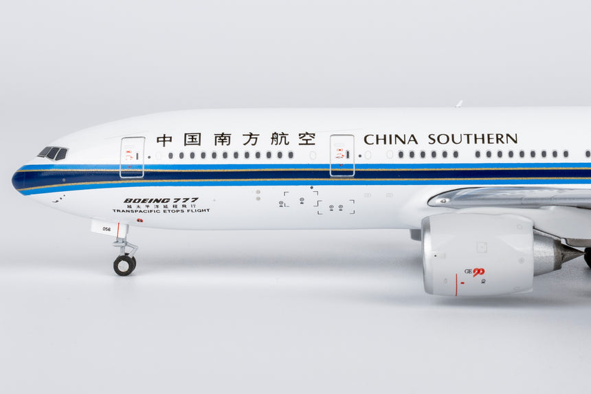 NG Models China Southern Airlines ETOPS - 越太平洋延程飞行 Boeing 777-200ER B-2056 1/400 Aircraft Scale Model