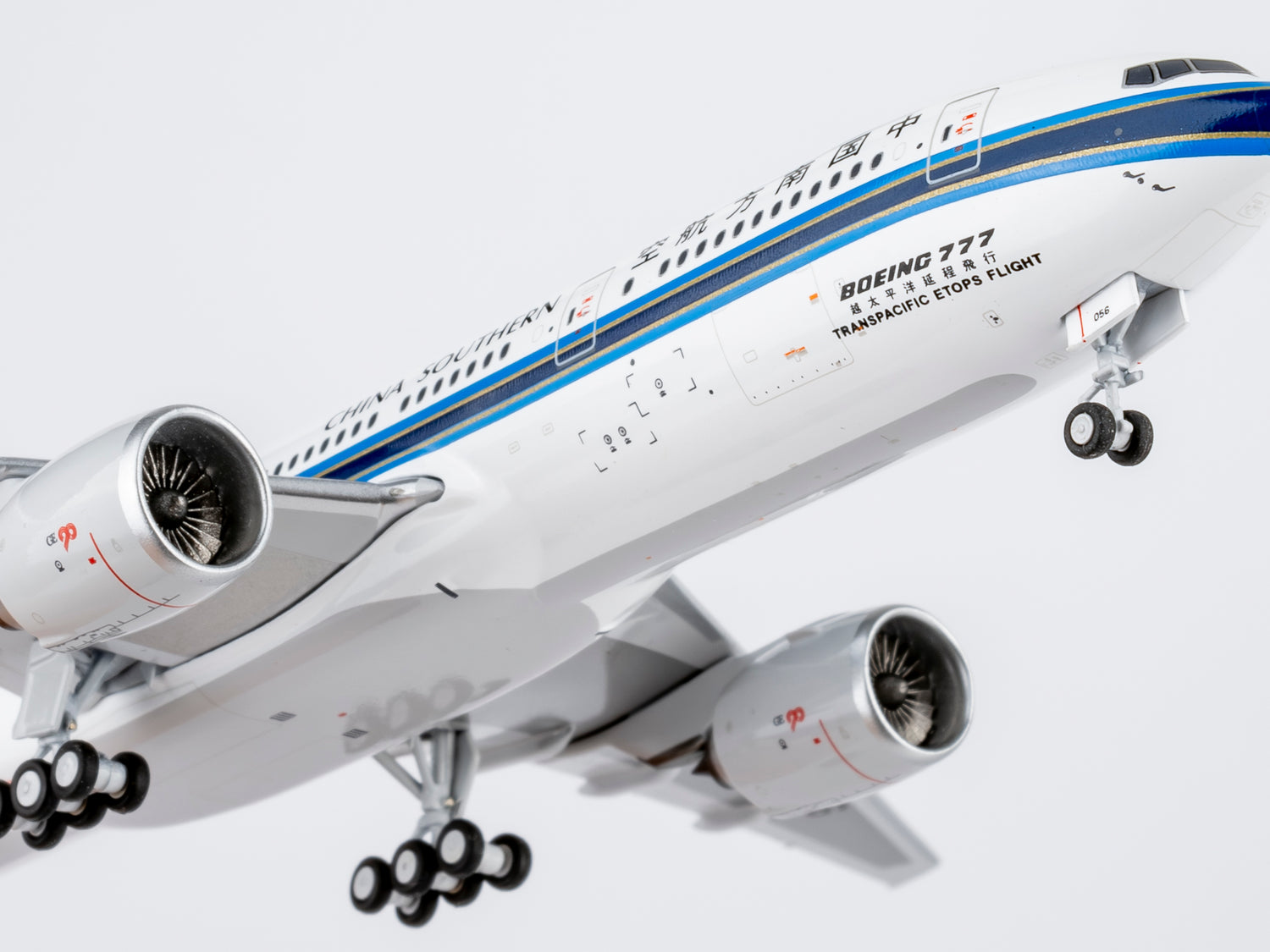 NG Models China Southern Airlines ETOPS - 越太平洋延程飞行 Boeing 777-200ER B-2056 1/400 Aircraft Scale Model