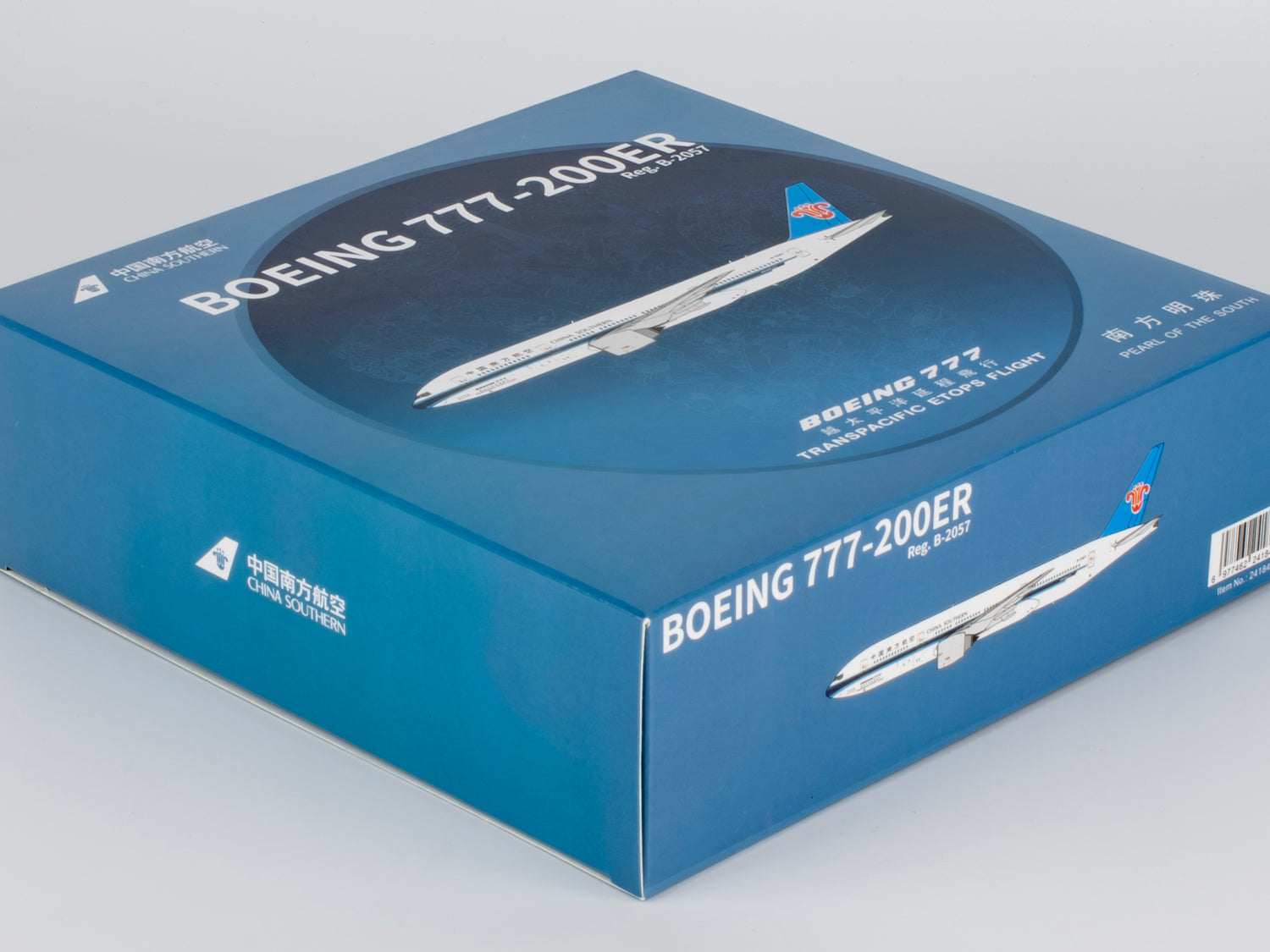 NG Models China Southern Airlines “PEARL OF THE SOUTH - 南方明珠”号; ETOPS - 越太平洋延程飞行 Boeing 777-200ER B-2057 1/400 Aircraft Scale Model