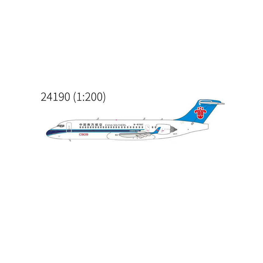 NG Models China Southern Airlines COMAC C909 (ARJ21-700) B-658Z 1/200 Aircraft Scale Model