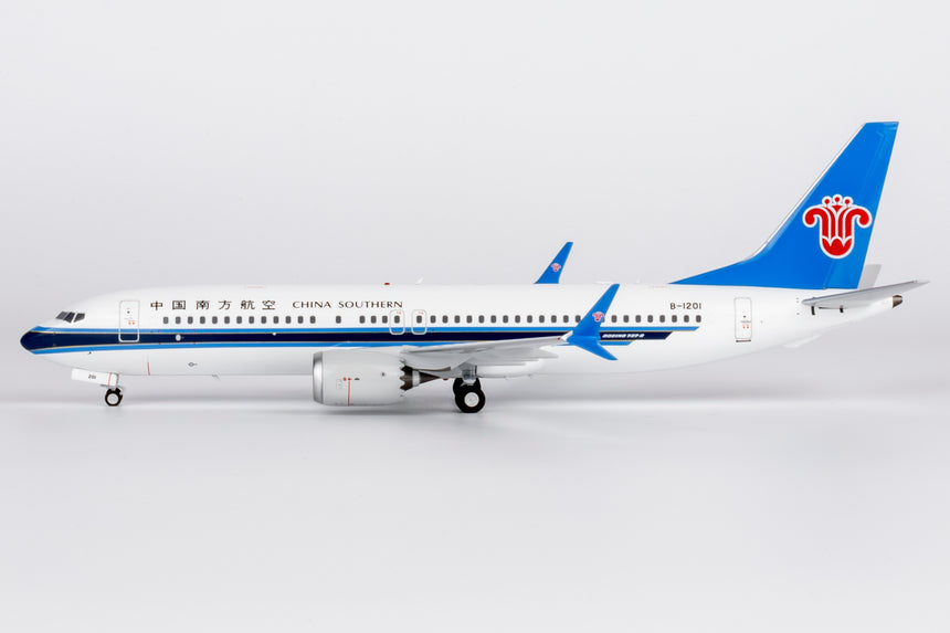 NG Models China Southern Airlines the 1st 737 MAX introduced by CZ Boeing 737 MAX 8 B-1201 1/200 Scale