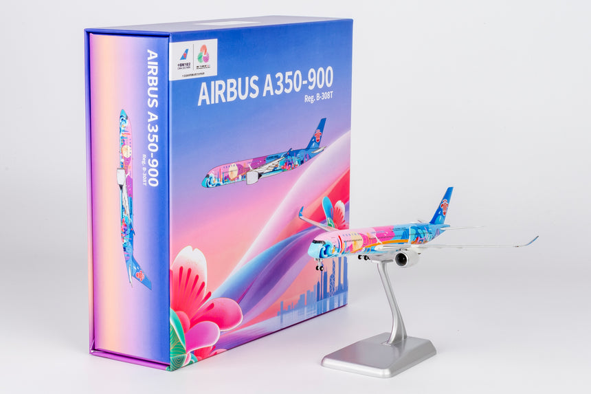 NG Models China Southern Airlines The 15th National Games "Dynamic Bay Area" livery Airbus A350-900 B-308T (Ultimate) 1/400 Aircraft Scale Model