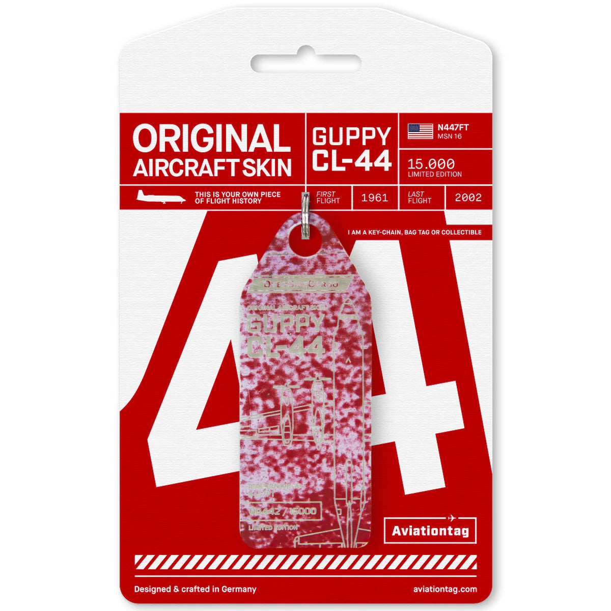 AviationTag First International Airlines Conroy Skymonster CL44 - N447FT Red