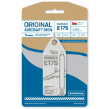 AviationTag Oman Air Embraer E175 - A4O-EA Silver