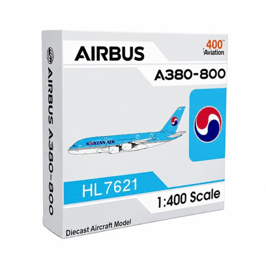 Aviation400 Korean Air Airbus A380 HL7621 (detachable gear) 1/400