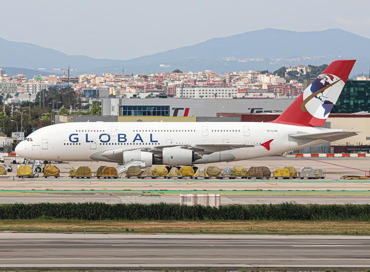 Phoenix Global Airlines Airbus A380 9H-GLOBL 1/400 Scale