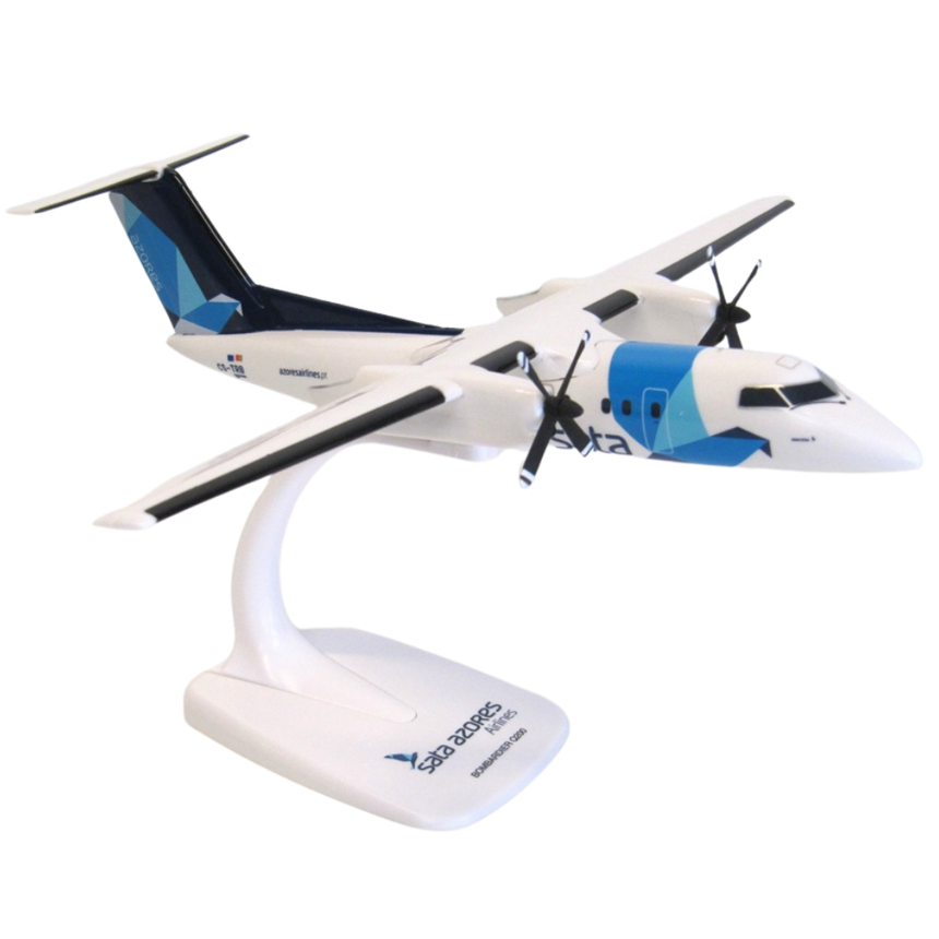 PPC Models Sata Azores Airlines Dash 8-300 1/100 Aircraft Scale Model