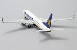 JC Wings Ryanair "Comunitat Valenciana" Boeing 737-800 EI-DWE Scale 1/400 Aircraft Scale Model
