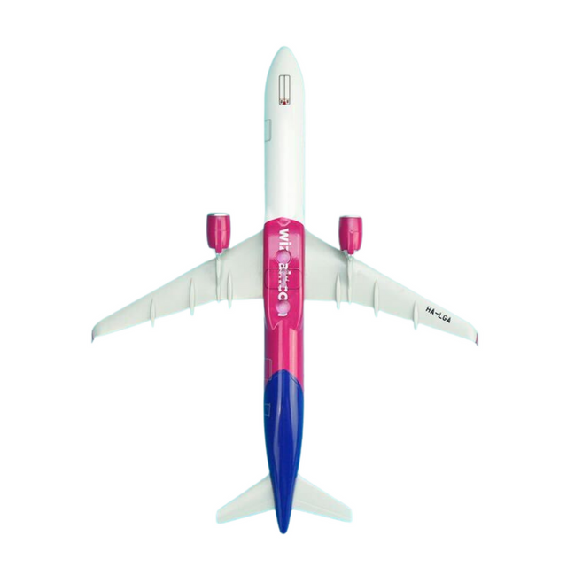 AeroClix Wizz Air Airbus A321Neo HA-LGA 1/200 Aircraft Scale Model