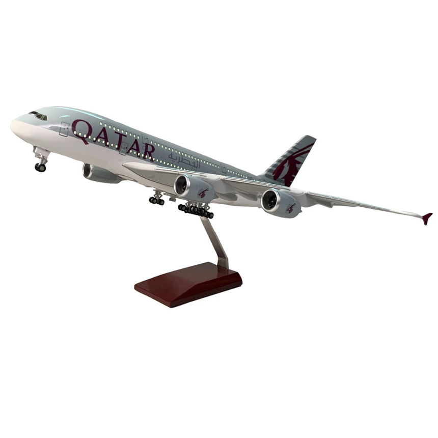 Qatar Airways Airbus A380-800 46cm Aircraft Model – Aircraft Model