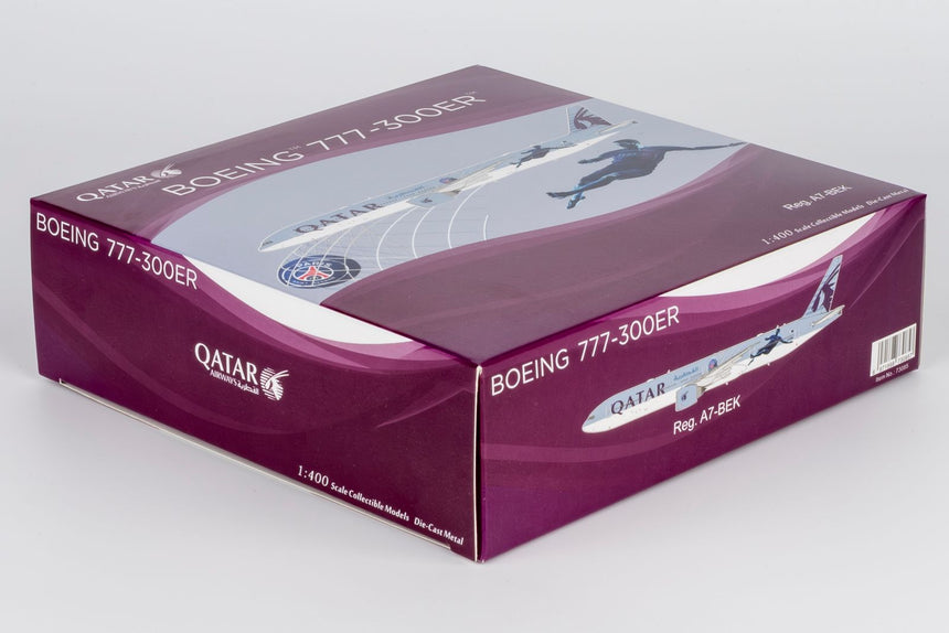 NG Models Qatar Airways Boeing 777-300ER A7-BEK 1/400 Aircraft Scale Model