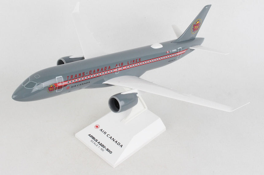 SkyMarks Air Canada Airbus A220-300 Retro TCA 1/100 Scale
