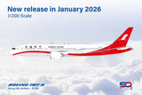 SQ Wings Shang Hai Airlines Boeing B787-9 B-1113 1/200 Aircraft Scale Model