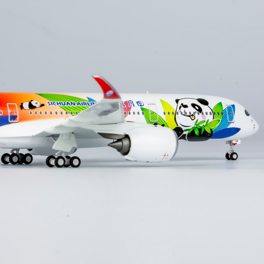 NG Models Sichuan Airlines Airbus A350-900 B-301D Panda cs (ULTIMATE COLLECTION) 1/400 Scale