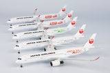 NG Models Japan Airlines (JAL) (Red "A350-1000" Titles) Airbus A350-1000 JA01WJ 1/400 Scale