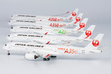 NG Models Japan Airlines (JAL) (Red "A350-1000" Titles) Airbus A350-1000 JA01WJ 1/400 Scale